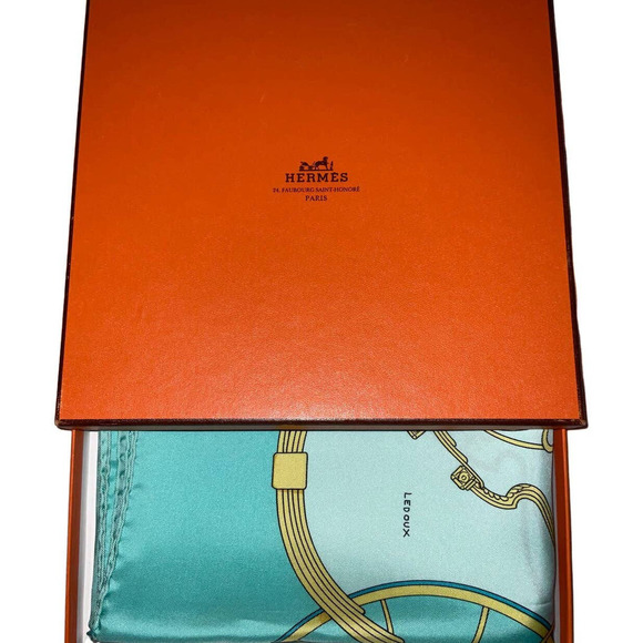 Hermes “Springs” 100% Silk Twill Scarf by Philippe Ledoux 90cm Square NWT/BOX - Picture 14 of 16